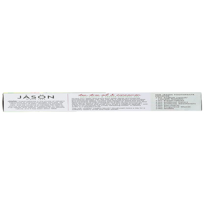 JASON Healthy Mouth Anti-Cavity & Tartar Control Toothpaste Gel, Tee Tree Oil & Cinnamon, 6 Oz. (Packaging May Vary)