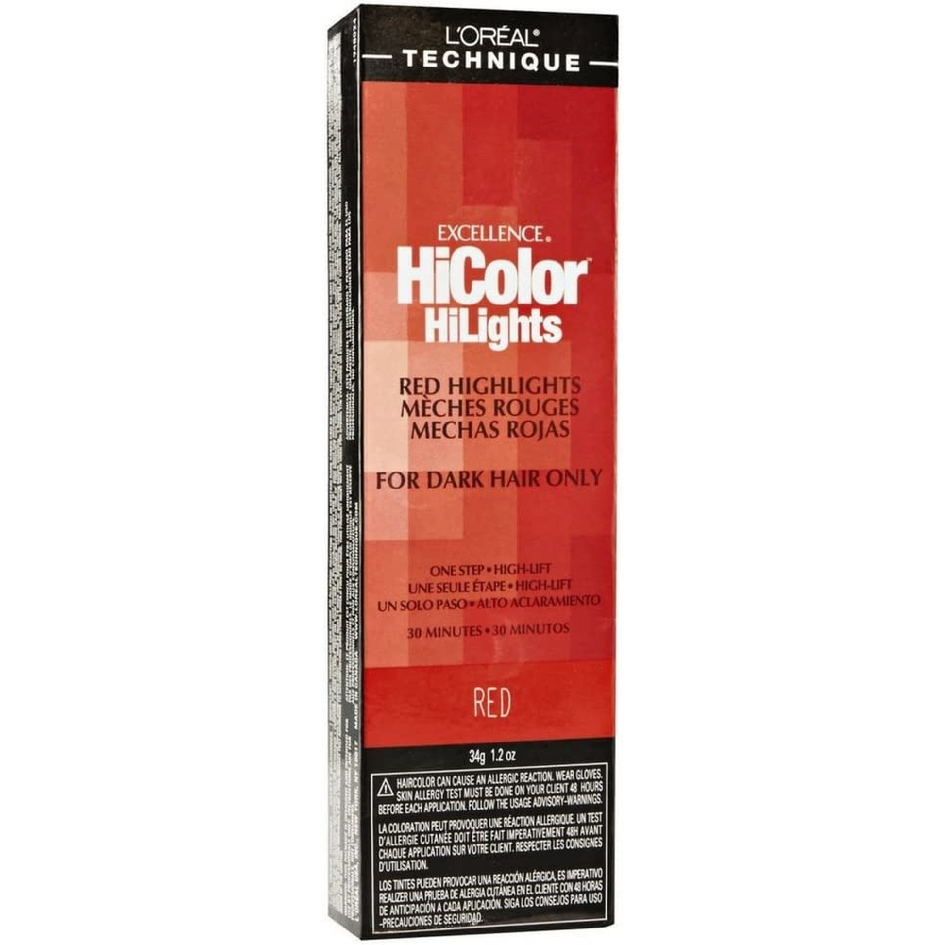 L'Oreal Excel Hicolor Highlights Red 34 G (3-Pack)