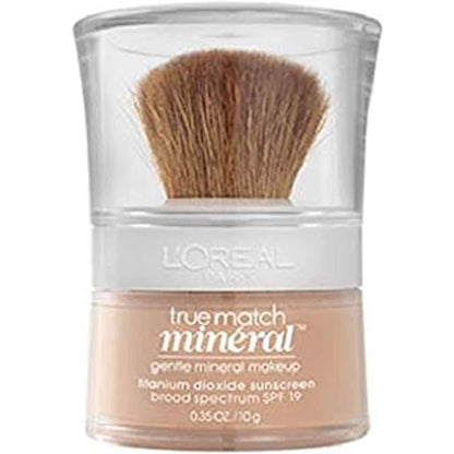 L'Oreal Paris True Match Naturale Mineral Foundation, Soft Ivory, 0.35 Ounce