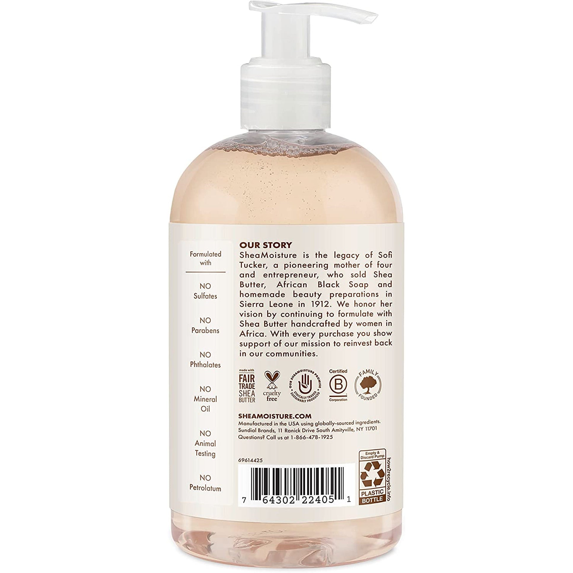 Shea Moisture 100 Percent Virgin Coconut Oil Baby Wash and Shampoo