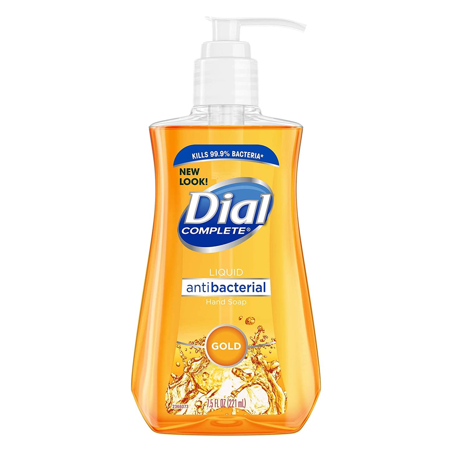 Dial Antibacterial Liquid Hand Soap, Gold, 7.5 Ounce