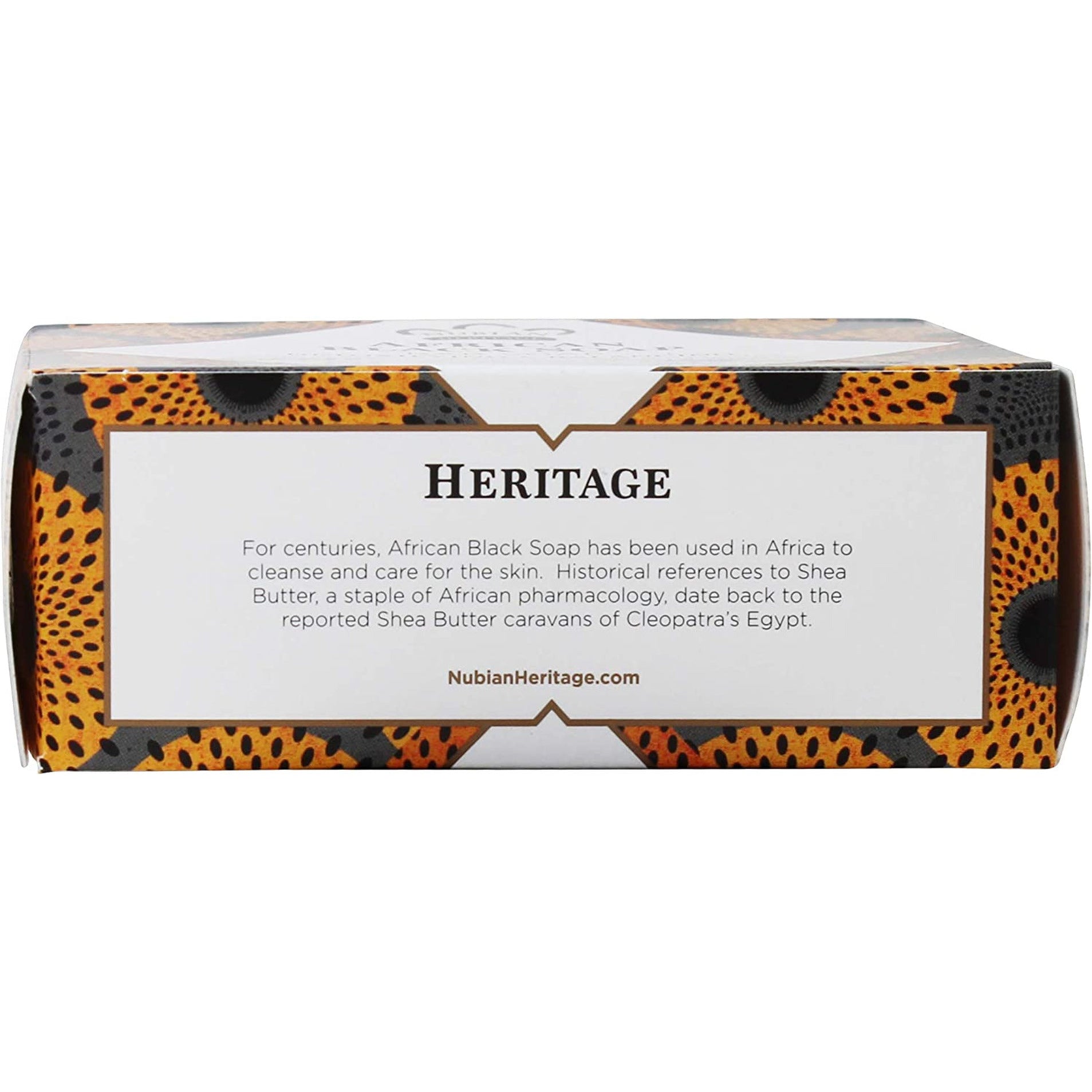 Nubian Soap African Black Soap with Oats, Aloe & Vitamin E 140G