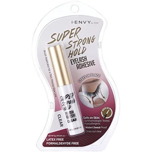 Kiss I Envy Eyelash Adhesive - Super Strong Hold Clear 5 Gram