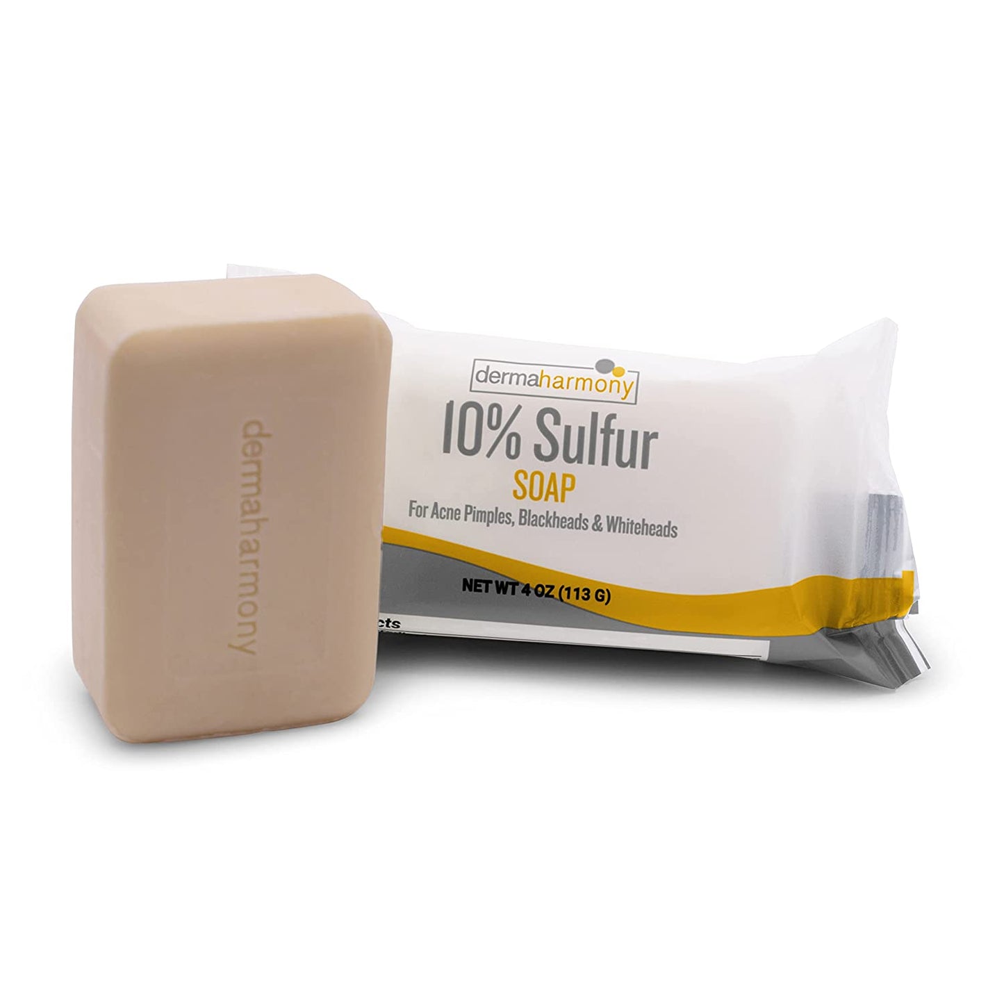 Dermaharmony 10% Sulfur Acne Bar Soap (4 Oz)