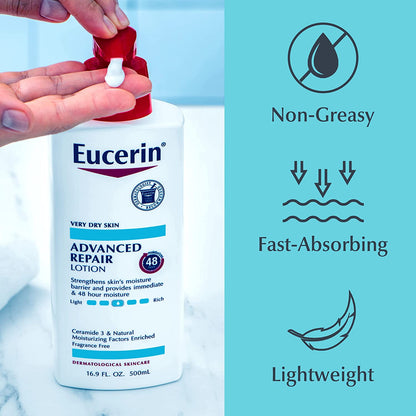 Eucerin Advanced Repair Body Lotion 16.9 Fluid Ounce