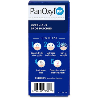 PanOxyl PM Overnight Spot Patches - USA in UK