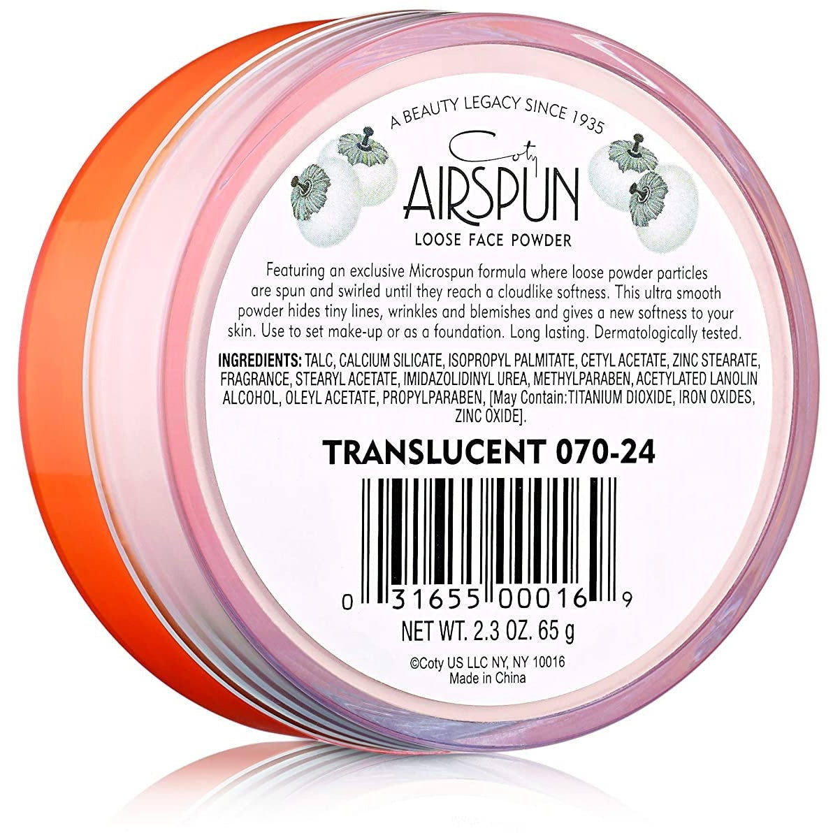 COTY Airspun Loose Face Powder - Translucent