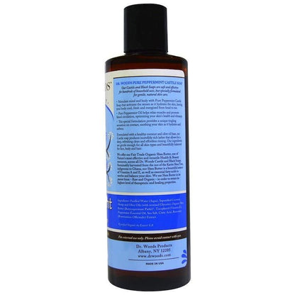 Dr. Woods Castile Soap with Fair Trade Shea Butter, 8 fl oz (236 ml) - USA in UK