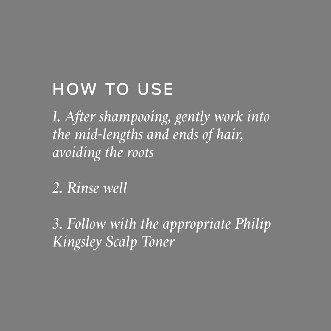 Philip Kingsley No Scent No Colour Conditioner for Sensitive Delicate Scalps Nourishing Gentle Conditioning Sulfate-Free Fragrance-Free Color-Free Smooths Frizz Control Detangles Adds Shine, 200Ml