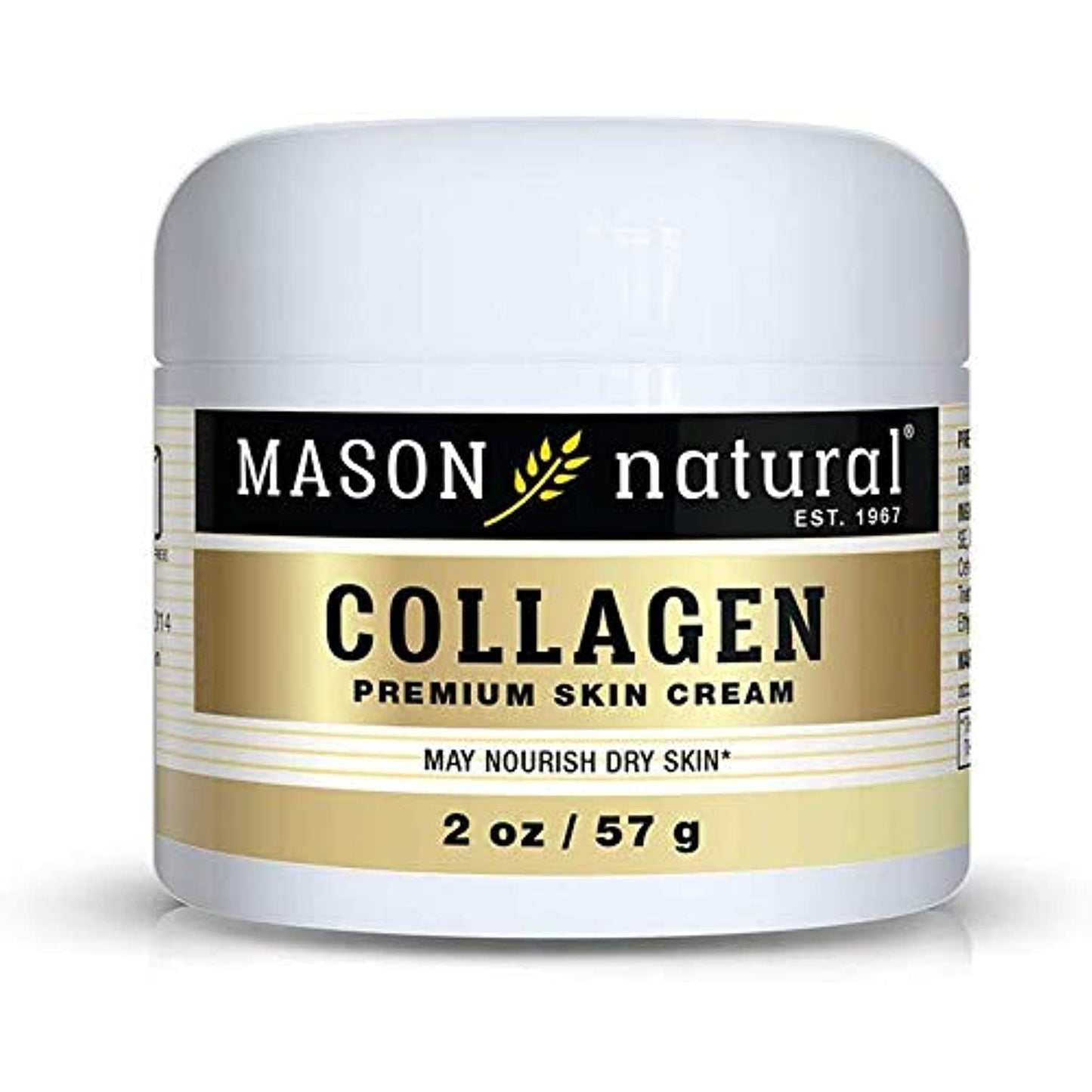 Mason Natural Vitamins Collagen Beauty Cream 100% Pure Collagen Pear Scent, 2 Fluid Ounce