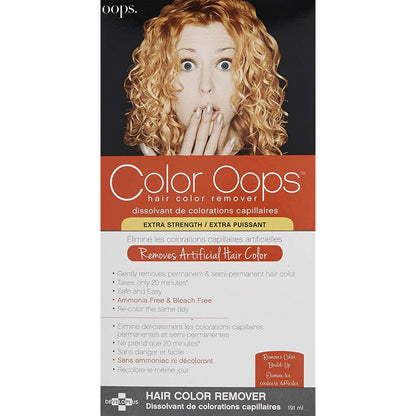 Developlus FCOP0002 Color Oops Hair Color Remover, Extra Strength, Extra Conditioning