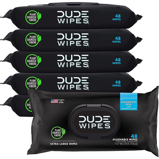 Dude Wipes DW-CE-6 Dispenser Pack44; 48 Count