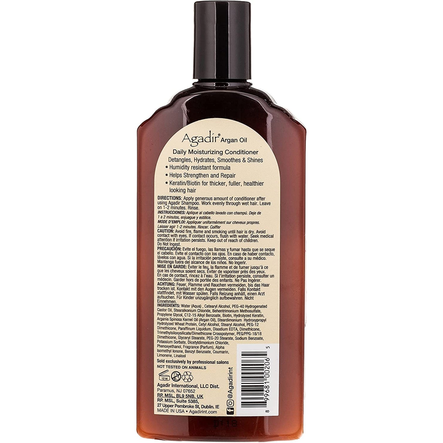 Agadir Argan Oil Moisturising Conditioner 12.4 Oz