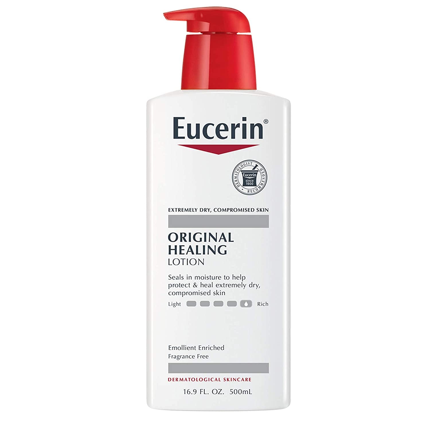 Eucerin Original Healing Rich Lotion 16.9 Fluid Ounce (Packaging May Vary)