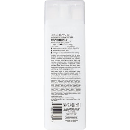 Giovanni Hair Care - Direct Leave-In Conditioner, 8.5 Fl Oz Liquid [250Ml]