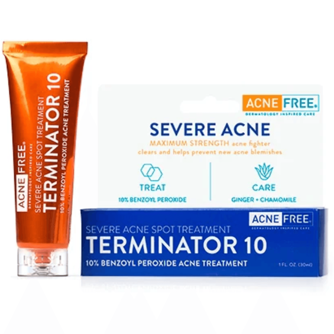 AcneFree Terminator 10% Benzoyl Peroxide - USA in UK