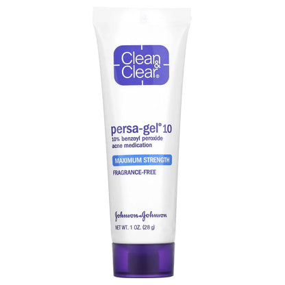 Clean & Clear Persa-gel Acne Gel Benzoyl Peroxide 10 % Max Strength 1 oz Tube - USA in UK