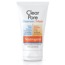 Neutrogena Clear Pore Cleanser Mask 3.5% Benzoyl Peroxide 4.2oz (119g)