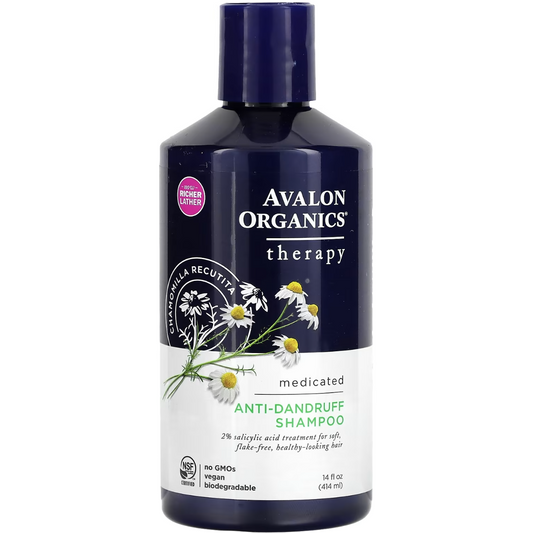 Avalon Organics, Anti-Dandruff Shampoo, 14 fl oz (414 ml)