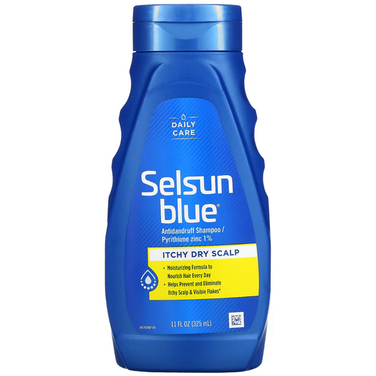 Selsun Blue, Antidandruff Shampoo, Itchy Dry Scalp, 11 fl oz (325 ml)