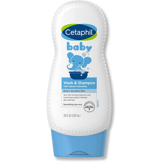 Cetaphil Baby Wash and Shampoo with Organic Calendula, 7.8 Ounce