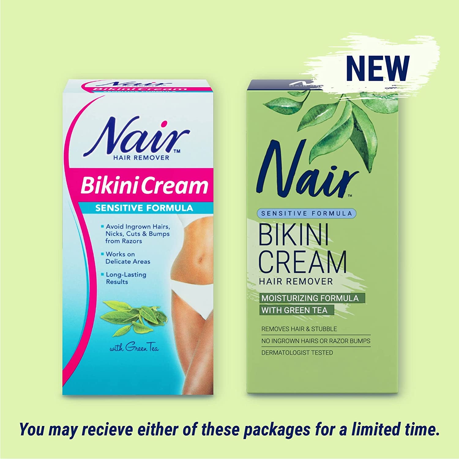 Nair Hair Remover Bikini Cream Sensitive 50 Ml