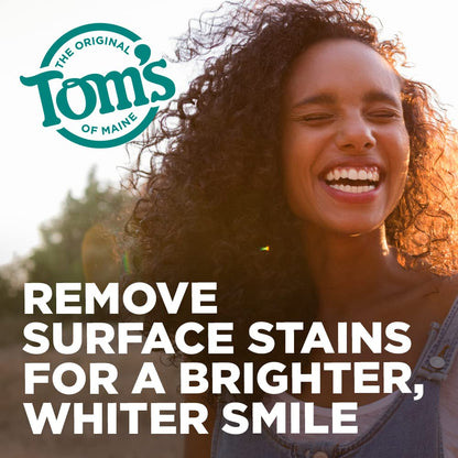 Tom'S of Maine Natural Antiplaque and Whitening Fluoride Free Toothpaste, Spearmint, 5.5 Ounce