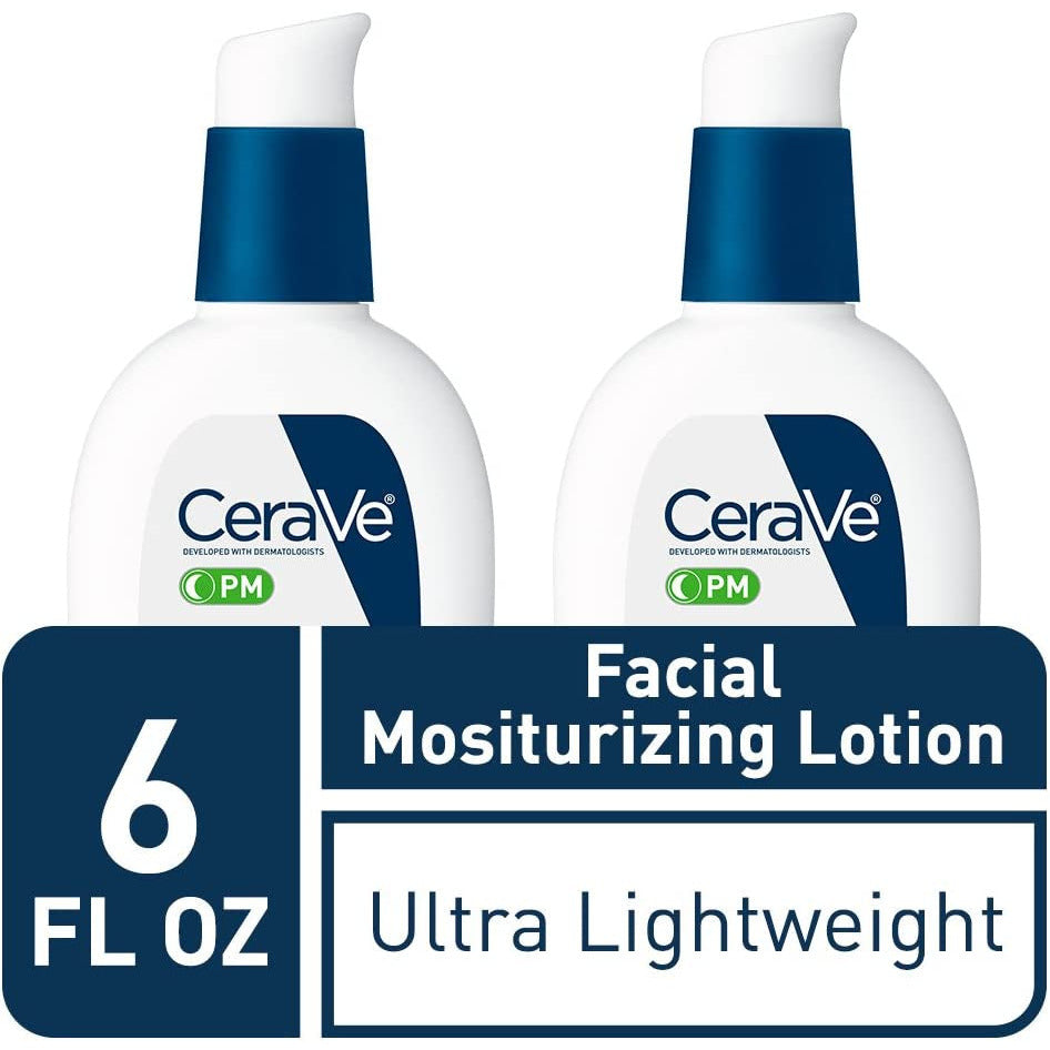 Cerave Facial Moisturizing Lotion PM 3 Oz (Pack of 2)