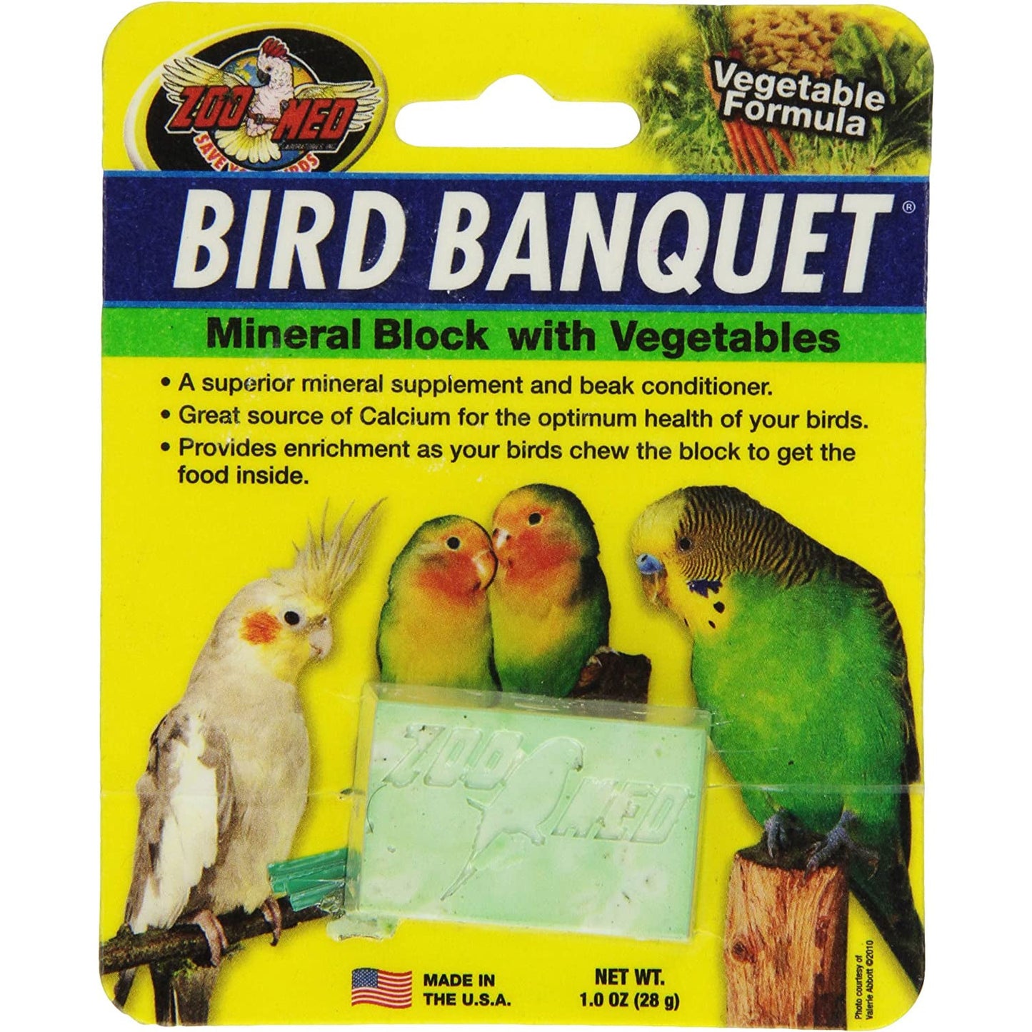 Bird Banquet Vegetable Mineral Block Small