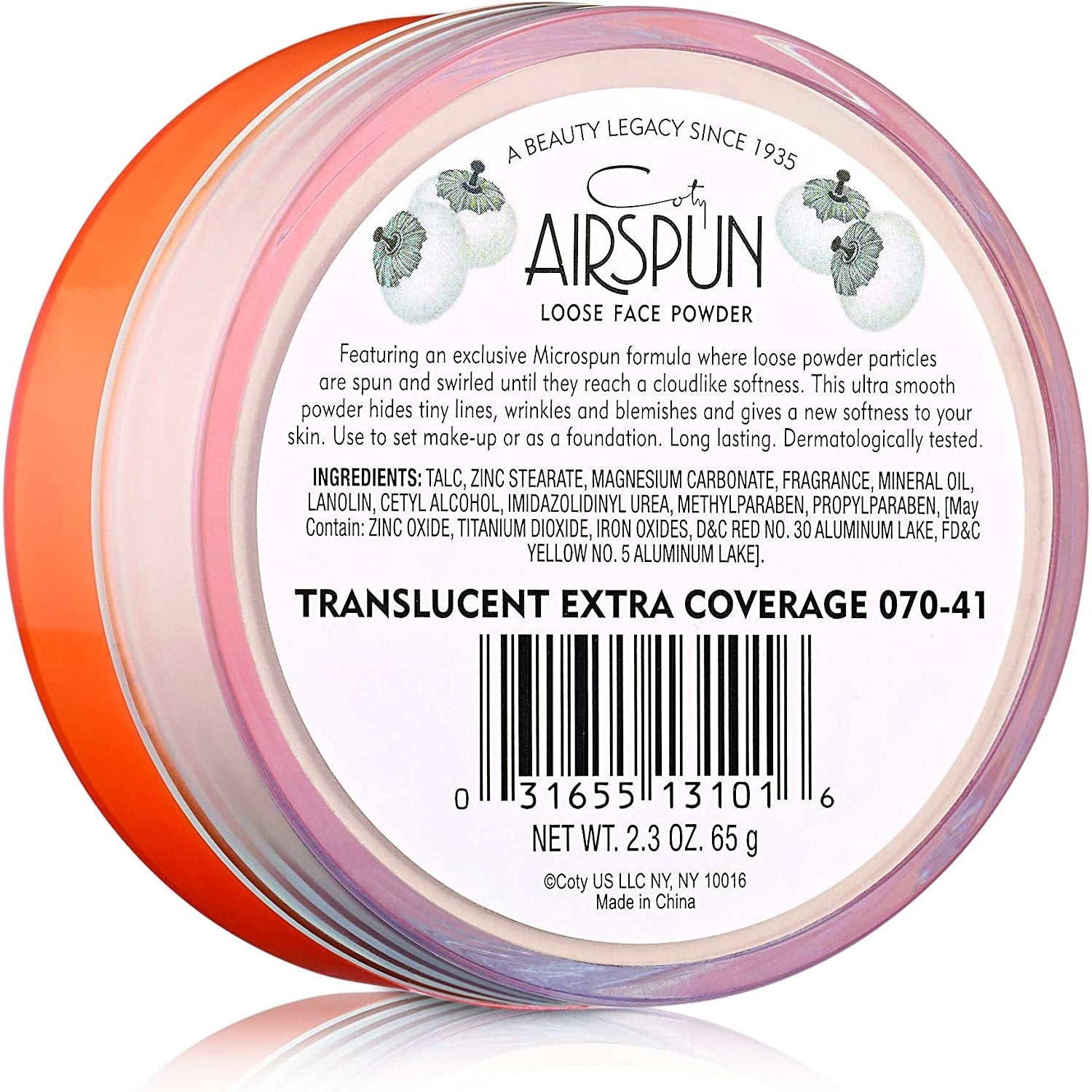 COTY Airspun Loose Face Powder - Translucent Extra Coverage