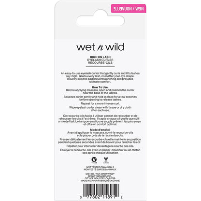 Wet N Wild High on Lash Eyelash Curler with Comfort Grip