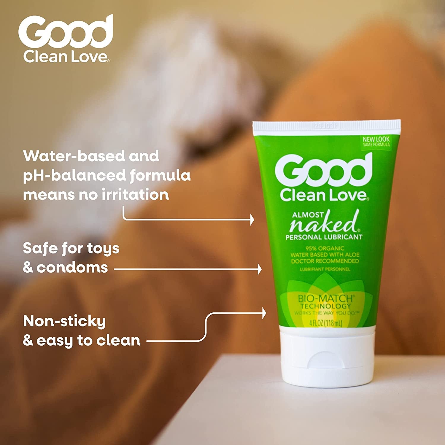 Good Clean Love Almost Naked Lubricant, 1.5 Fluid Ounce