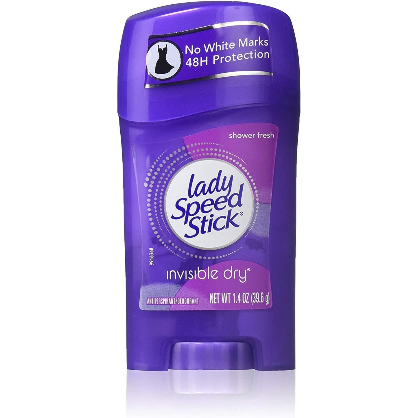 Lady Speed Stick Invisible Dry Antiperspirant and Deodorant, Shower Fresh -1.4 Oz ( Pack of 3 )