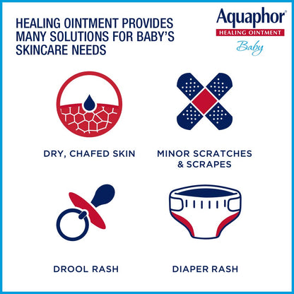 Aquaphor Baby Healing Ointment Advanced Therapy 2 Tubes 0.35 Oz Each