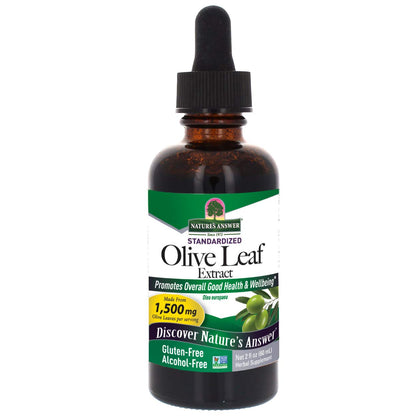 Nature'S Answer Alcohol-Free Oleopein Olive Leaf, 2-Fluid Ounces