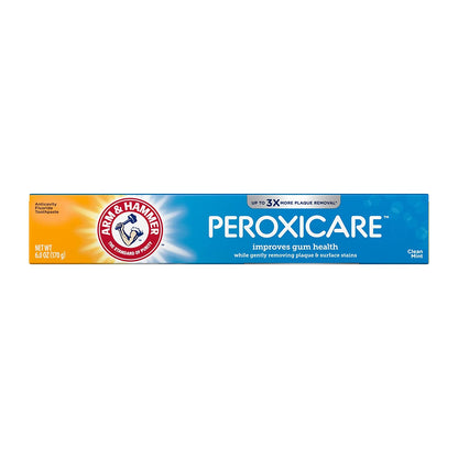 Arm & Hammer Peroxicare Tartar Control Fluoride Toothpaste with Baking Soda & Peroxide-6 Oz, 2 Pk