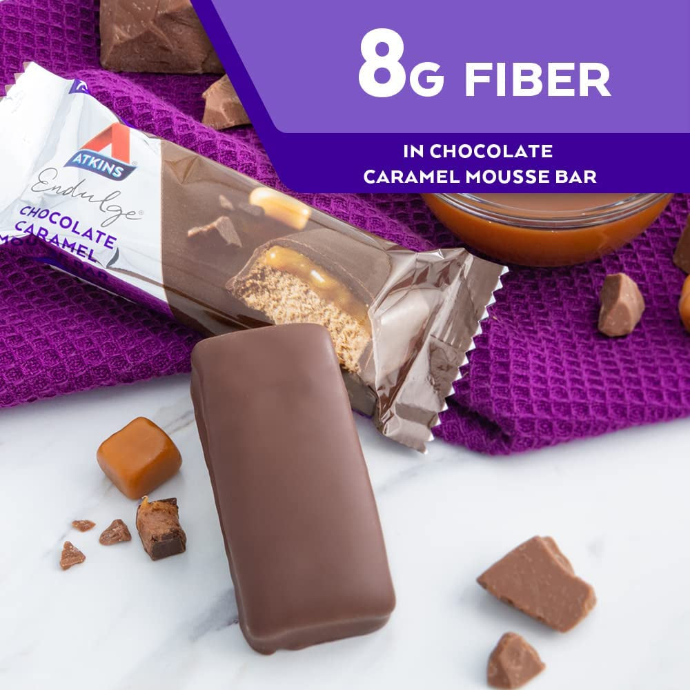 Chocolate Caramel Mousse Bar, 5 Bars, 1.2 Oz (34 G) per Bar