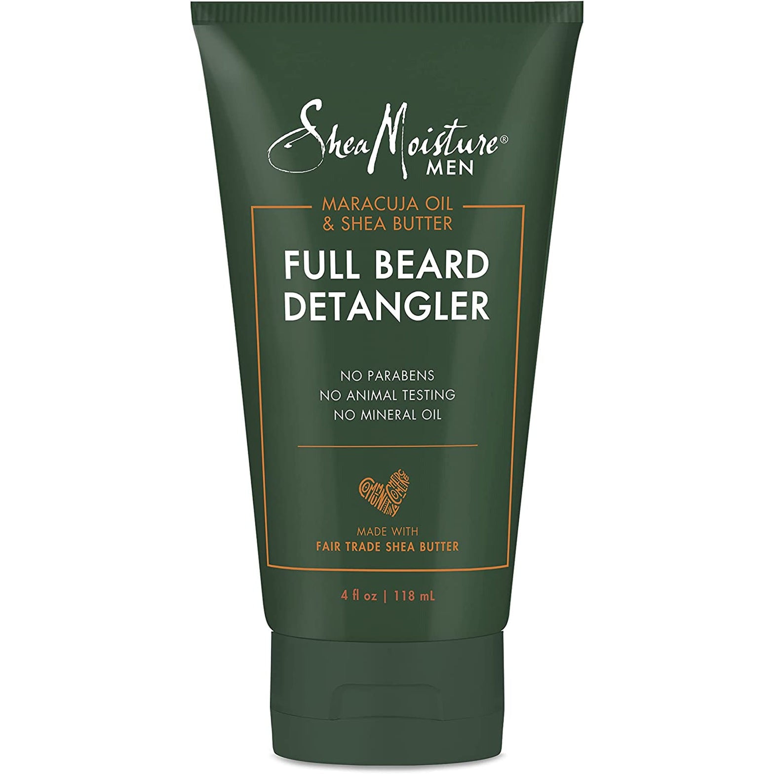 Maracuja Oil and SHEA MOISTURE Butter Beard Detangler Soften Hair and Ease Out Knots for Men 4 Oz