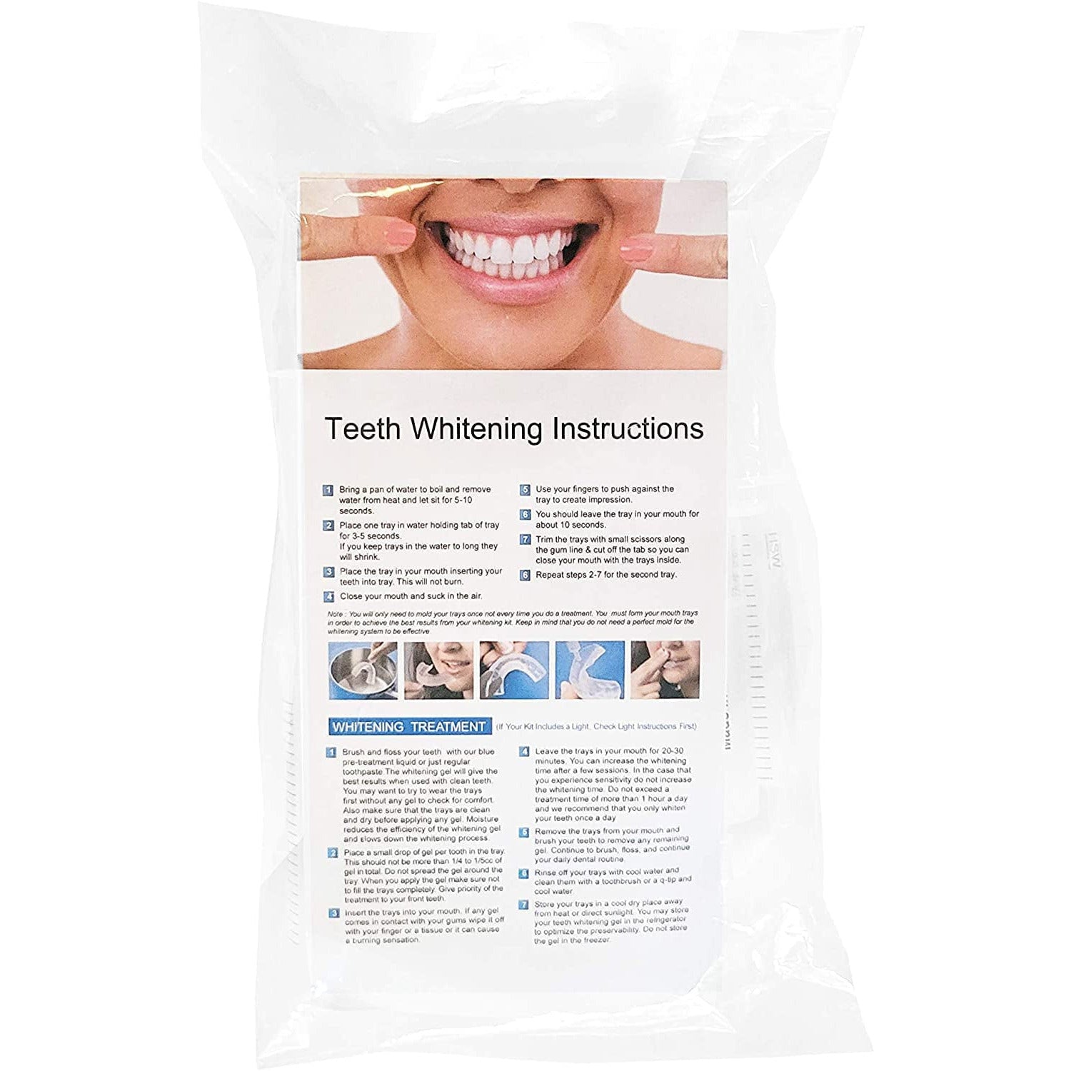 White Teeth Global Teeth Whitening Gel 44% Carbamide Peroxide, 6 Tooth Bleaching Gel Syringes