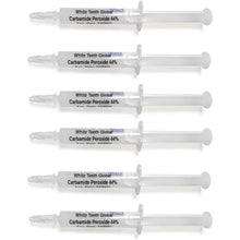 White Teeth Global Teeth Whitening Gel 44% Carbamide Peroxide 6 x 3ml Syringes