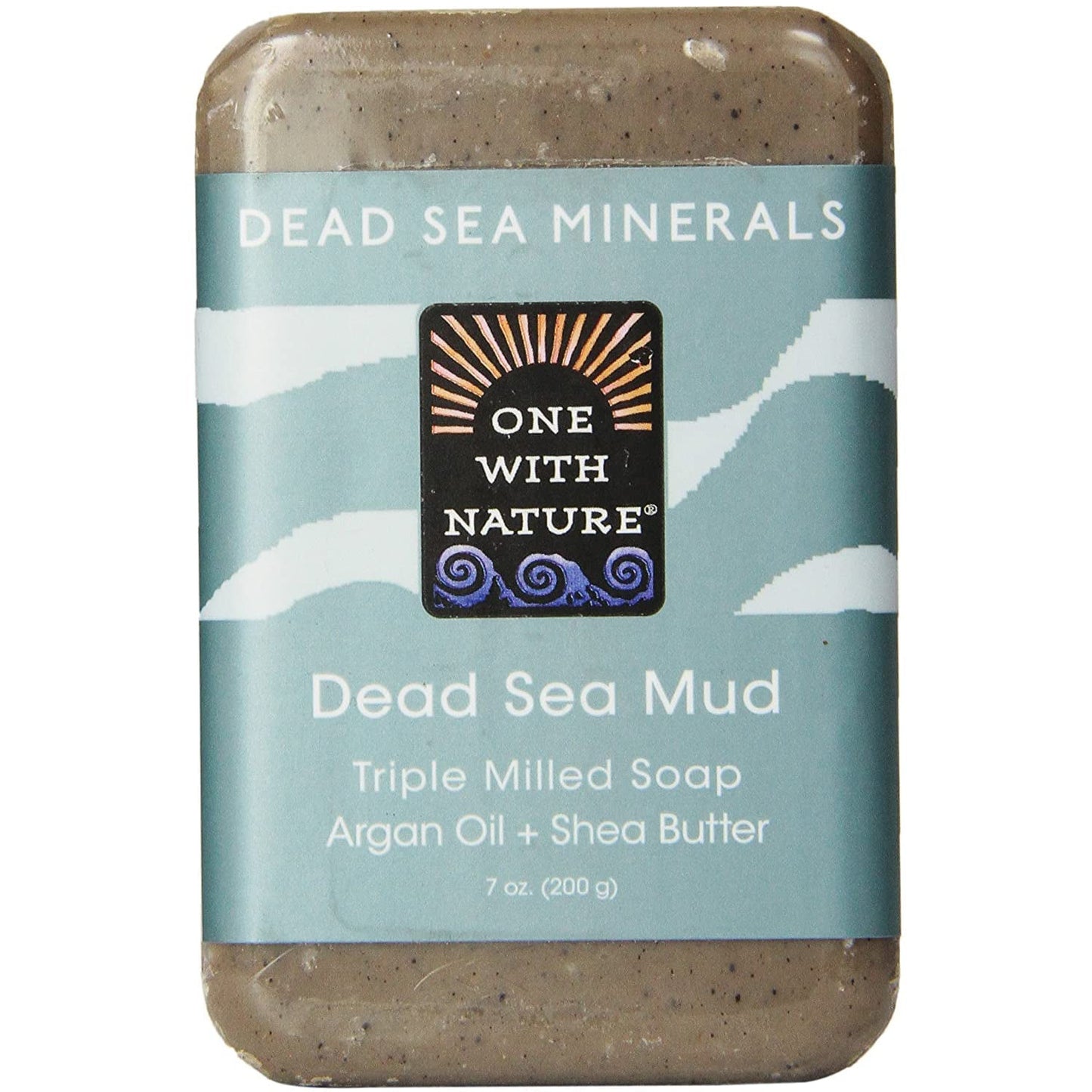 One with Nature Dead Sea Mud Dead Sea Minerals Soap, 7 Ounce Bar