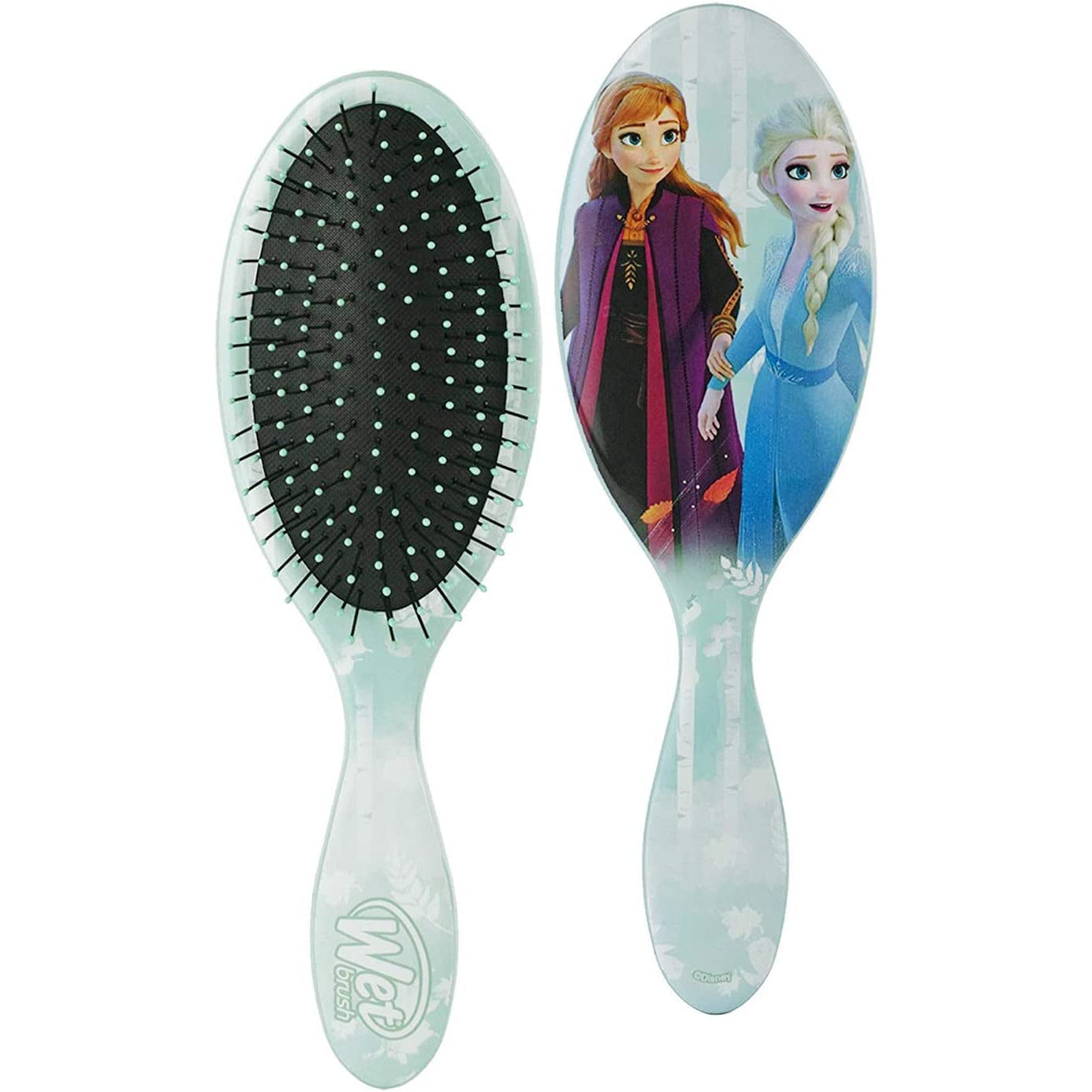 Wetbrush Original Detangler Hairbrush, Unisex Intelliflex Bristles, Pain-Free Brushing, Disney Frozen Guiding Spirit Anna & Elsa