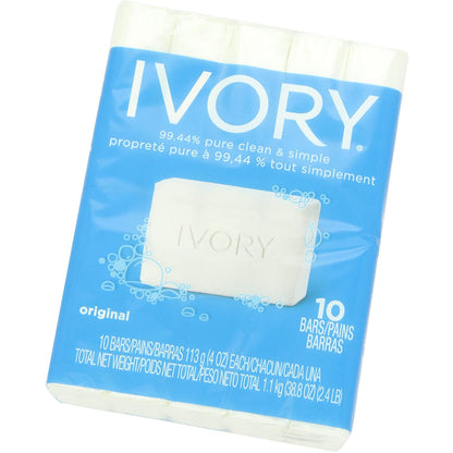 Ivory Original 10-Count: Bath Size Bars (4 Oz), 38.8 Ounce