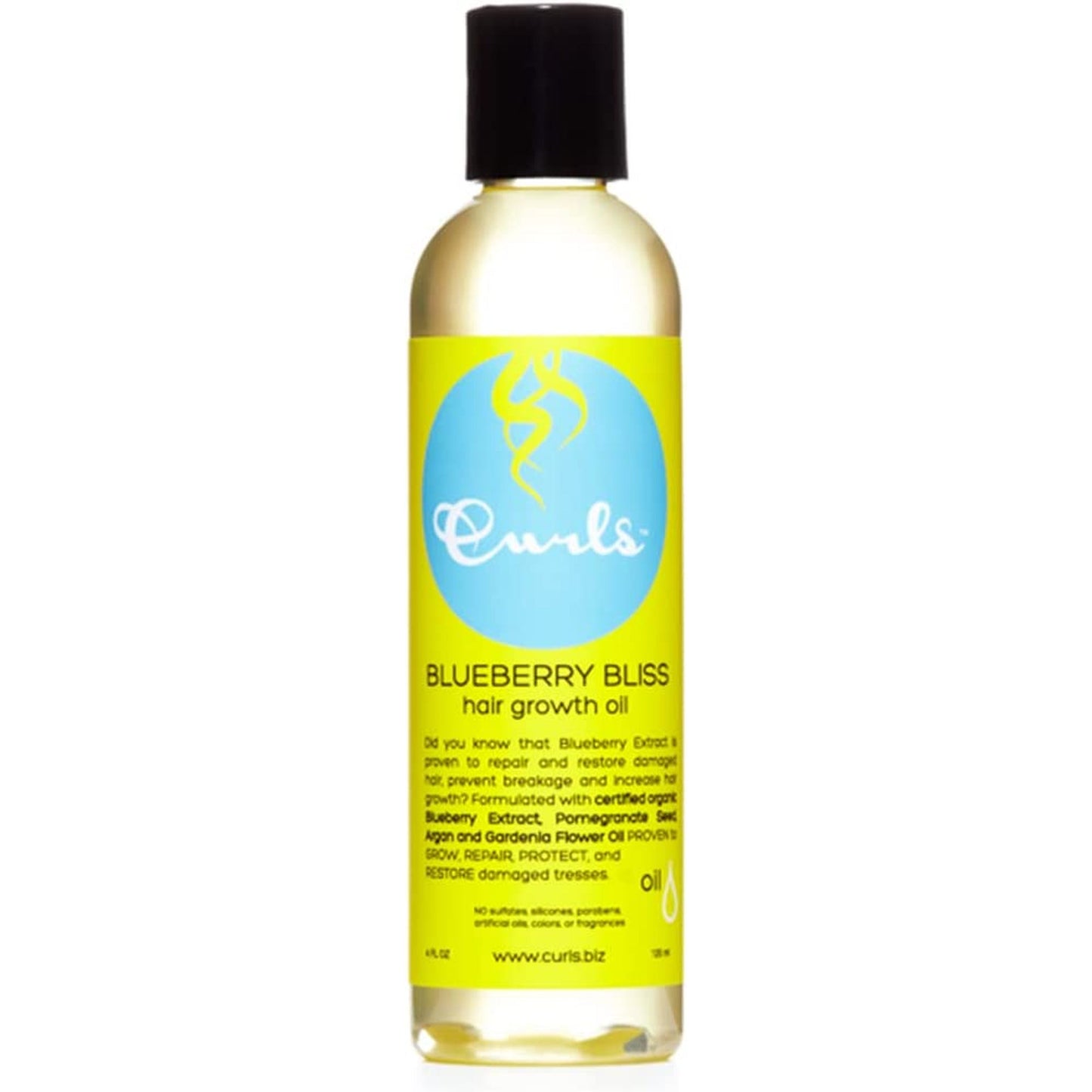 Curls Blueberry Bliss Curls Hair Growth Oil 4 Oz by Curls, 120 ML