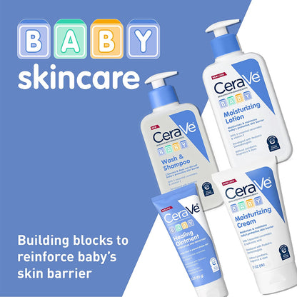 Cerave Baby Wash & Shampoo, 8 Oz