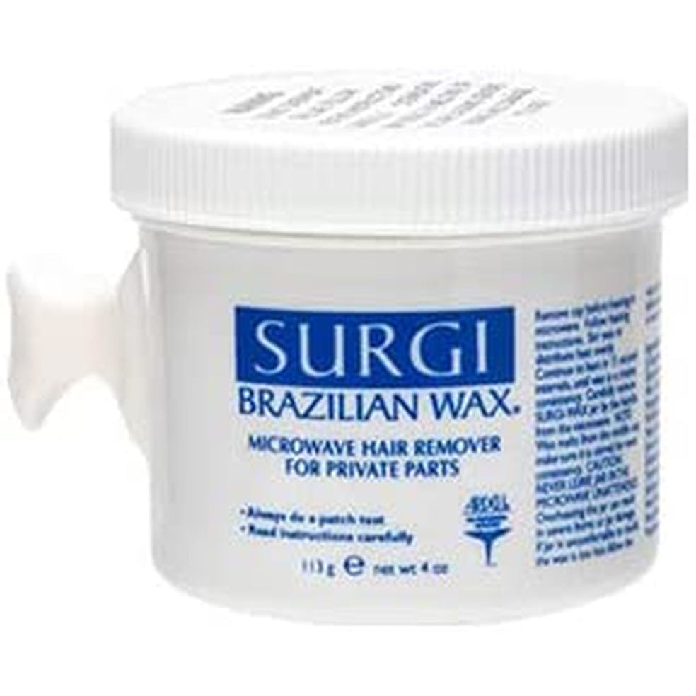 Surgi Hard Wax - Waxing for Hair Removal (113 Ml) (Brazialian - Old Version)