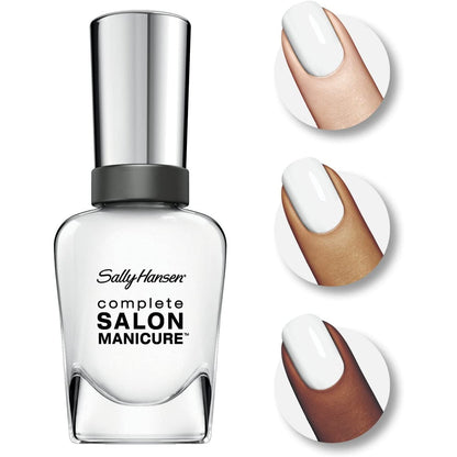 Sally Hansen Complete Salon Manicure Nail Polish, Clear Shades, Clear'D for Takeoff