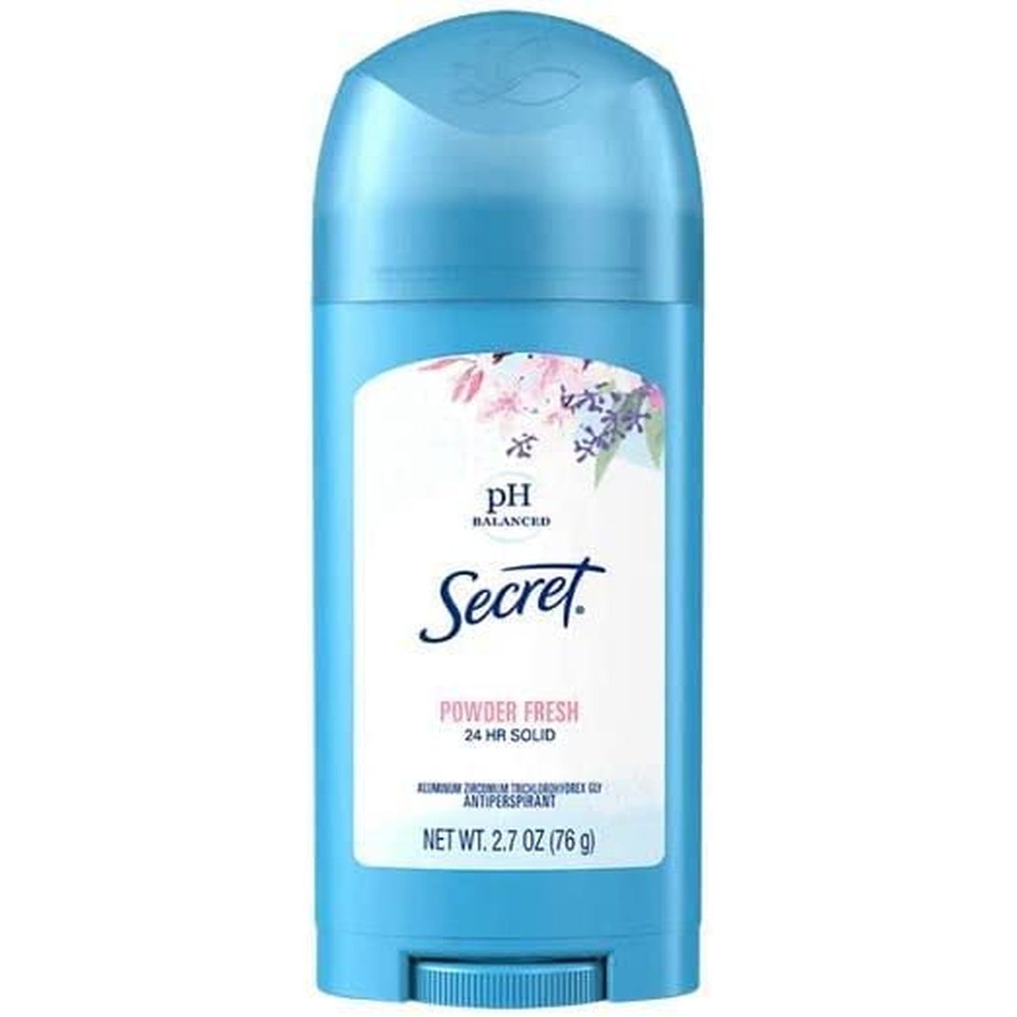 Secret Wide Solid Antiperspirant and Deodorant, Powder Fresh - 1.7 Oz ( Pack of 6 )