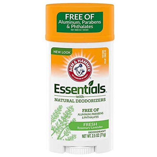 ARM & HAMMER Essentials Natural Deodorant Fresh 2.50 Oz (Pack of 4)