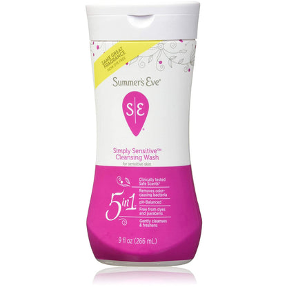 Summer'S Eve Simply Sensitive Cleansing Wash for Sensitive Skin 9 Oz